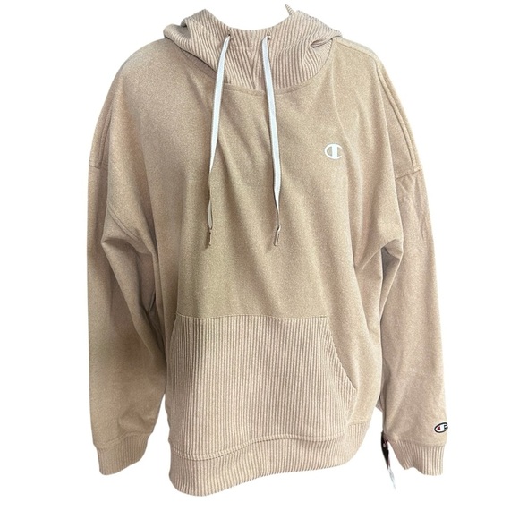 NWT WOMEN’S SOFT TOUCH RIB MIX HOODIE LOOSE FIT. Size X LARGE - Picture 1 of 8